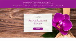 Desktop Screenshot of mandalamedspa.com